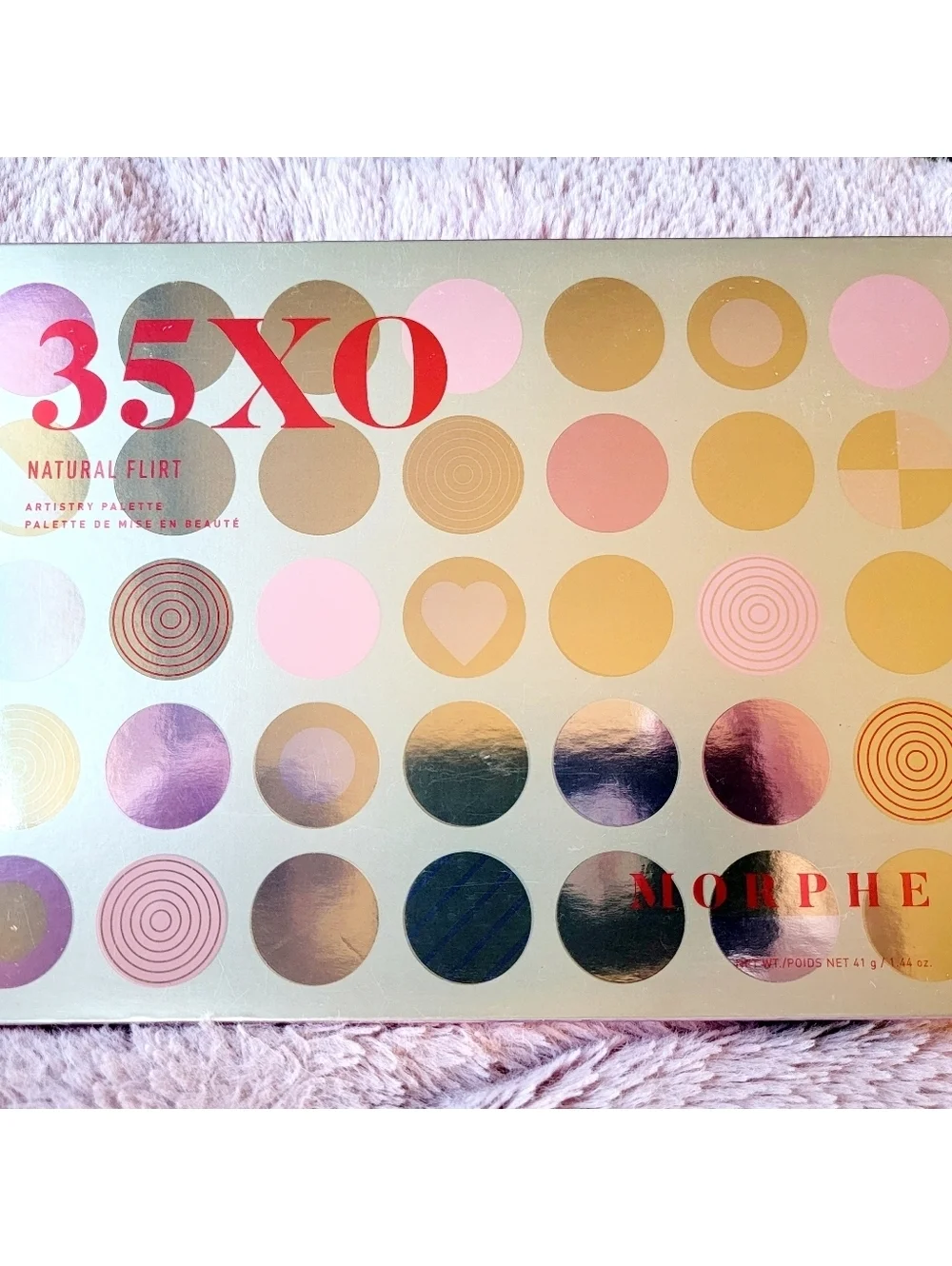 Morphe 35XO Natural Flirt Artistry Eyeshadow Palette Limited Edition 41g New